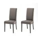 Pack de 2 sillas de comedor VERONA Pack de 2 sillas de comedor VERONA Marron