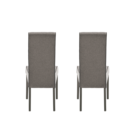 Conjunto de 2 cadeiras de jantar VERONA cor chocolate