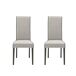 Pack de 2 sillas de comedor VERONA Pack de 2 sillas de comedor VERONA Beige