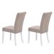 Pack de 2 sillas de comedor BRIGHTON Pack de 2 sillas de comedor BRIGHTON Beige