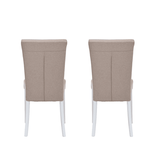 Conjunto de 2 cadeiras de jantar BRIGHTON cor bege Conjunto de 2 cadeiras de jantar BRIGHTON cor bege