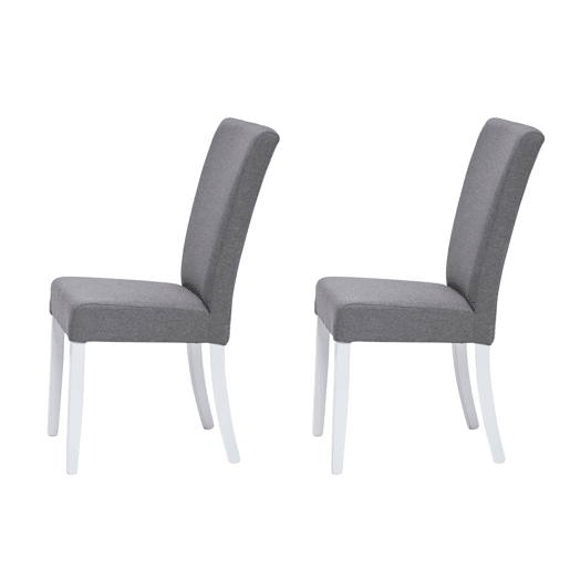 Conjunto de 2 cadeiras de jantar BRIGHTON cor cinza claro Conjunto de 2 cadeiras de jantar BRIGHTON cor cinza claro