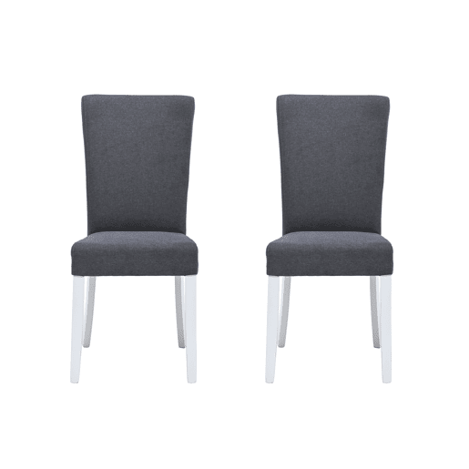 Conjunto de 2 cadeiras de jantar BRIGHTON cor antracite