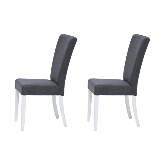 Conjunto de 2 cadeiras de jantar BRIGHTON cor antracite