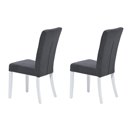 Conjunto de 2 cadeiras de jantar BRIGHTON cor antracite