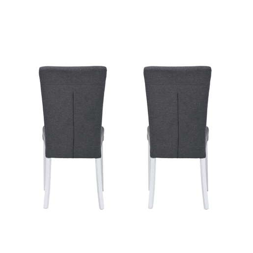 Conjunto de 2 cadeiras de jantar BRIGHTON cor antracite