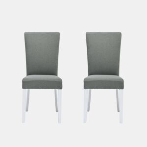 Conjunto de 2 cadeiras de jantar BRIGHTON cor verde