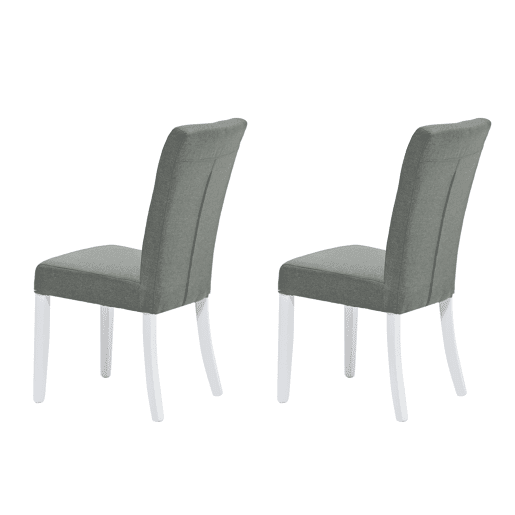 Conjunto de 2 cadeiras de jantar BRIGHTON cor verde Conjunto de 2 cadeiras de jantar BRIGHTON cor verde