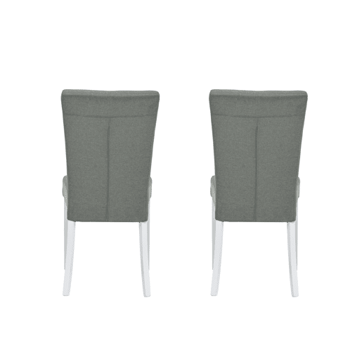 Conjunto de 2 cadeiras de jantar BRIGHTON cor verde Conjunto de 2 cadeiras de jantar BRIGHTON cor verde