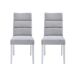 Pack de 2 sillas de comedor NAOMI Pack de 2 sillas de comedor NAOMI Gris Claro