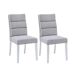 Pack de 2 sillas de comedor NAOMI Pack de 2 sillas de comedor NAOMI Gris Claro