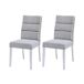 Pack de 2 sillas de comedor NAOMI Pack de 2 sillas de comedor NAOMI Gris Claro