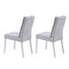 Pack de 2 sillas de comedor NAOMI Pack de 2 sillas de comedor NAOMI Gris Claro