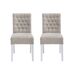 Pack de 2 sillas de comedor ALISSA Pack de 2 sillas de comedor ALISSA Beige