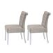 Pack de 2 sillas de comedor ALISSA Pack de 2 sillas de comedor ALISSA Beige