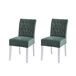 Pack de 2 sillas de comedor ALISSA Pack de 2 sillas de comedor ALISSA Verde