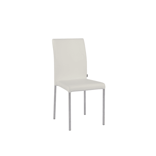 Conjunto de 4 cadeiras de cozinha ELEGANCE branca