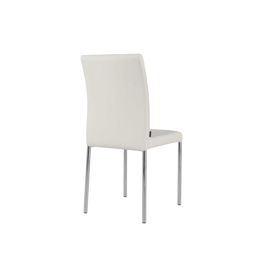 Conjunto de 4 cadeiras de cozinha ELEGANCE branca