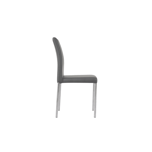 Conjunto de 4 cadeiras de cozinha ELEGANCE cinza