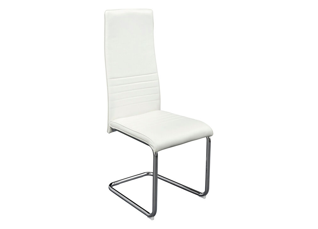 Pack de 4 sillas de comedor edwin color blanco