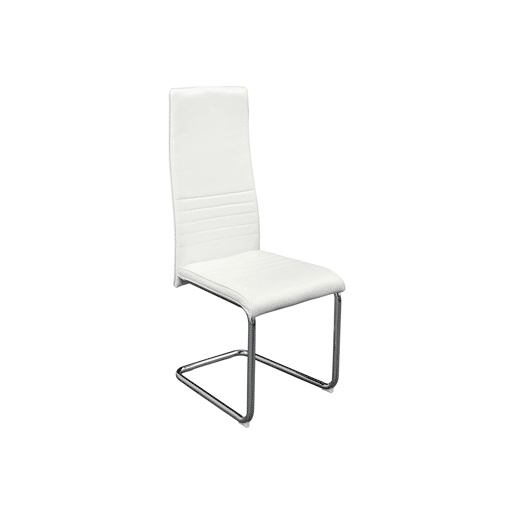 Conjunto de 4 cadeiras de jantar EDWIN cor blanco Conjunto de 4 cadeiras de jantar EDWIN cor blanco