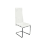 Conjunto de 4 cadeiras de jantar EDWIN cor blanco