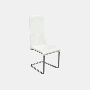 Conjunto de 4 cadeiras de jantar EDWIN cor blanco