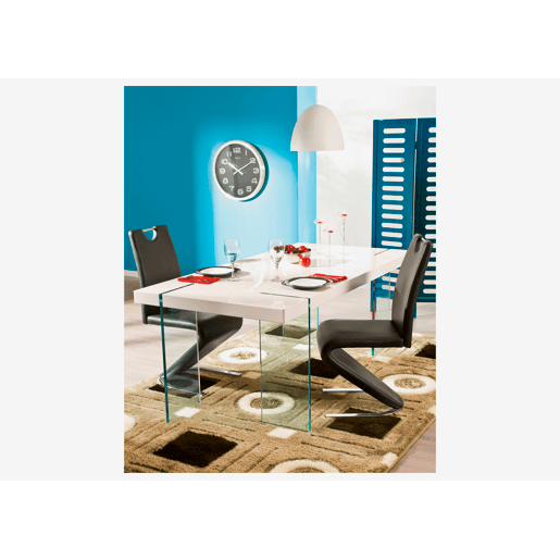 Conjunto de 2 cadeiras de jantar THIRA cor preto