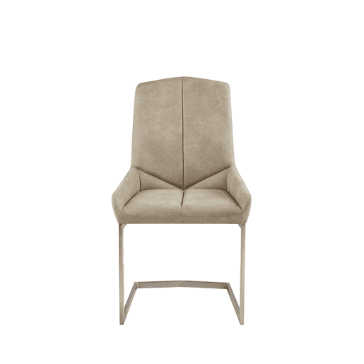 Conjunto de 2 cadeiras de jantar MILENIUM cor areia