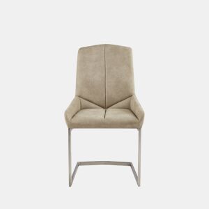 Conjunto de 2 cadeiras de jantar MILENIUM cor areia