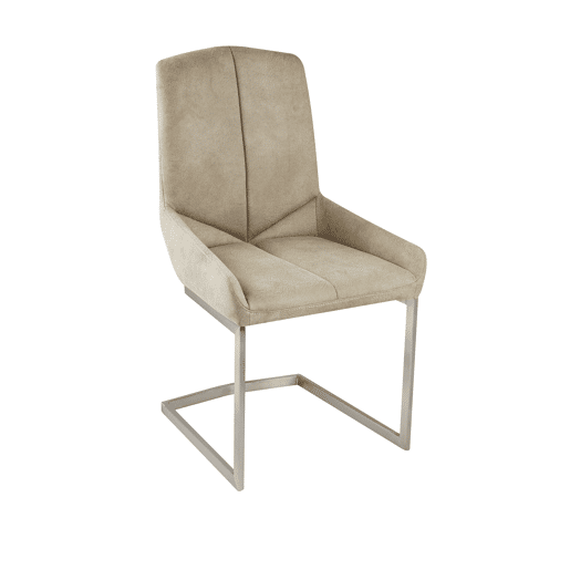 Conjunto de 2 cadeiras de jantar MILENIUM cor areia