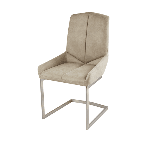 Conjunto de 2 cadeiras de jantar MILENIUM cor areia