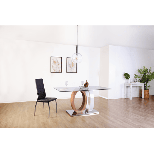 Conjunto de 4 cadeiras de jantar BELLA cor cinza Conjunto de 4 cadeiras de jantar BELLA cor cinza
