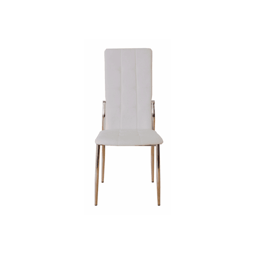 Conjunto de 4 cadeiras de jantar BELLA cor branco