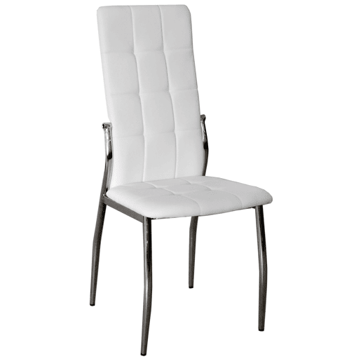 Conjunto de 4 cadeiras de jantar BELLA cor branco