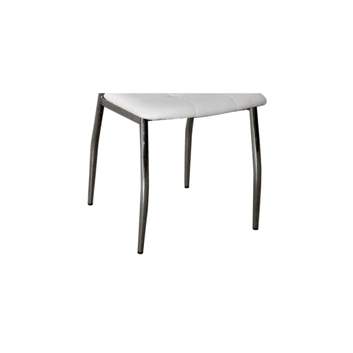Conjunto de 4 cadeiras de jantar BELLA cor branco