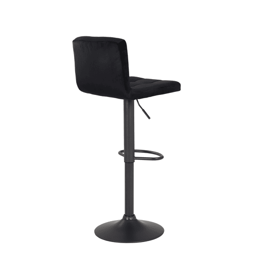 Conjunto de 2 bancos ajustáveis VELVET preto