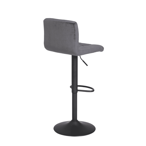 Conjunto de 2 bancos ajustáveis VELVET cinza