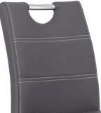 Conjunto de 2 bancos ajustáveis ELEGANCE cinza