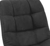 Conjunto de 2 bancos ajustáveis BLACK YVETTE antracita