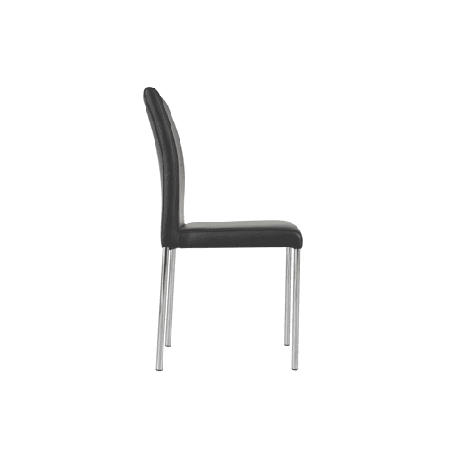 Conjunto de 4 cadeiras de cozinha ELEGANCE preto