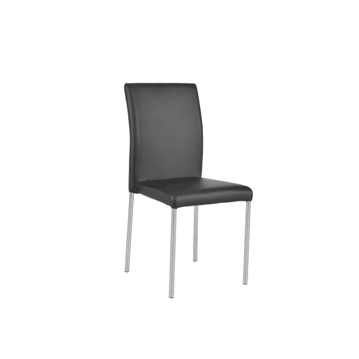 Conjunto de 4 cadeiras de cozinha ELEGANCE preto