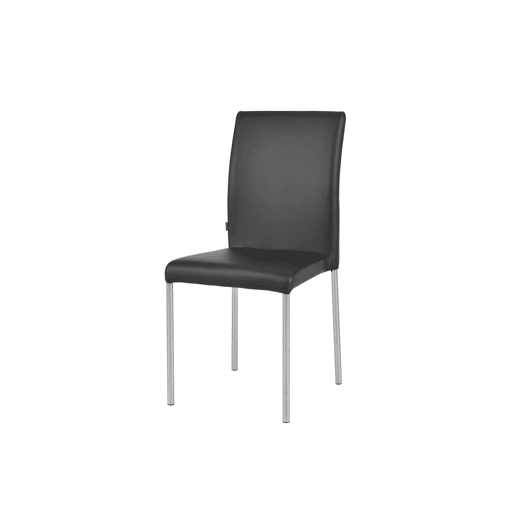 Conjunto de 4 cadeiras de cozinha ELEGANCE preto