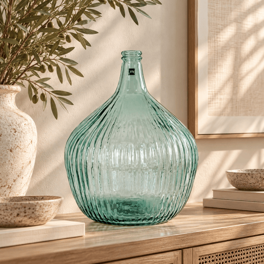 Vaso de vidro RAYADA APPLE 16 litros marca LA MEDITERRÁNEA Vaso de vidro RAYADA APPLE 16 litros marca LA MEDITERRÁNEA