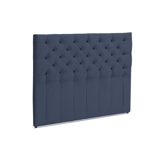Cabeceira 250x120cm tecido azul marinho VITORIA MOLAFLEX