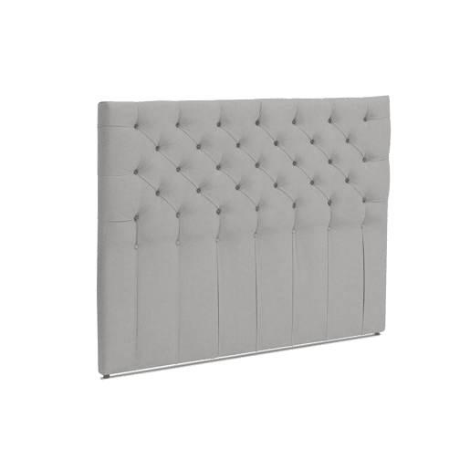 Cabeceira 140x120cm tecido cinza claro VITORIA MOLAFLEX