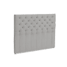 Cabeceira 140x120cm tecido cinza claro VITORIA MOLAFLEX