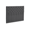 Cabeceira 90X120cm tecido rustic cinza escuro VITORIA MOLAFLEX
