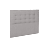Cabeceira 90x125cm tecido cinza claro ELITE MOLAFLEX