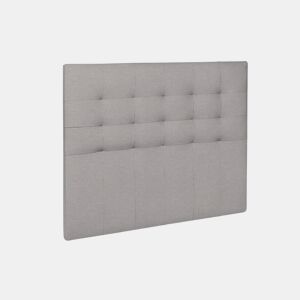 Cabeceira 100x125cm tecido cinza claro ELITE MOLAFLEX